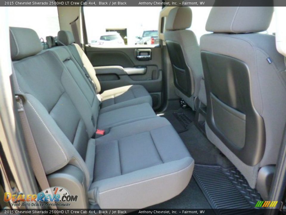 2015 Chevrolet Silverado 2500HD LT Crew Cab 4x4 Black / Jet Black Photo #11