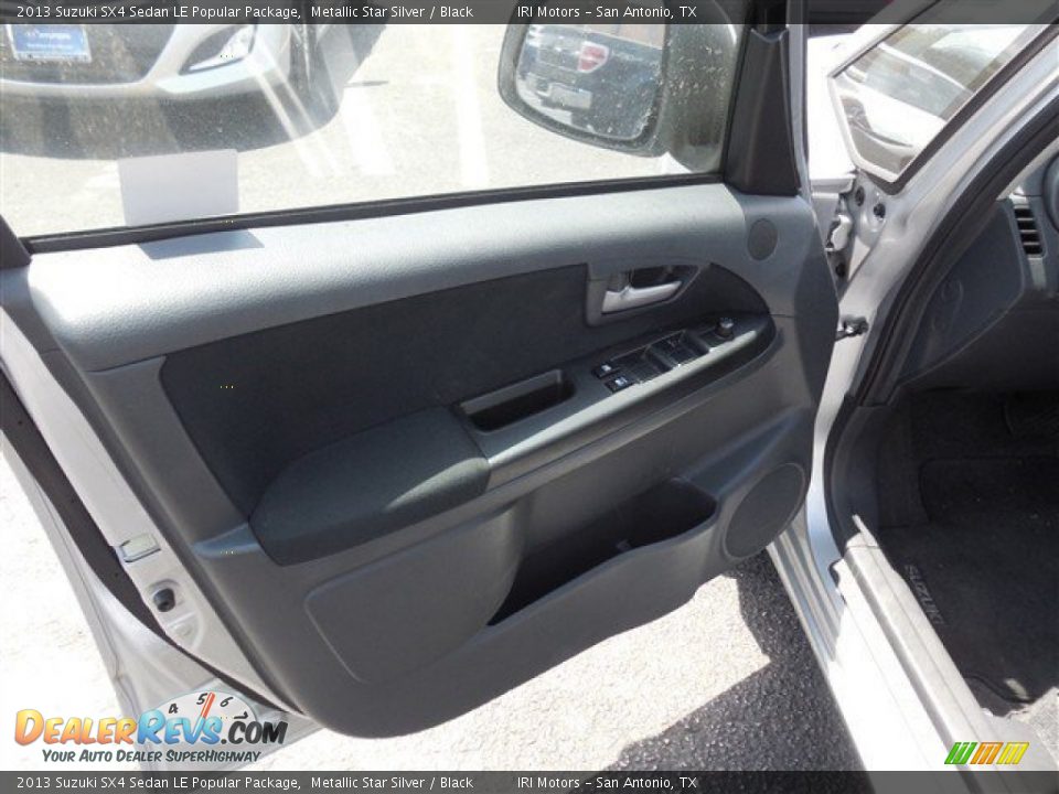 2013 Suzuki SX4 Sedan LE Popular Package Metallic Star Silver / Black Photo #11