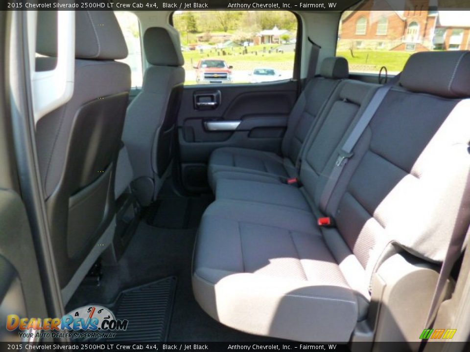 2015 Chevrolet Silverado 2500HD LT Crew Cab 4x4 Black / Jet Black Photo #13