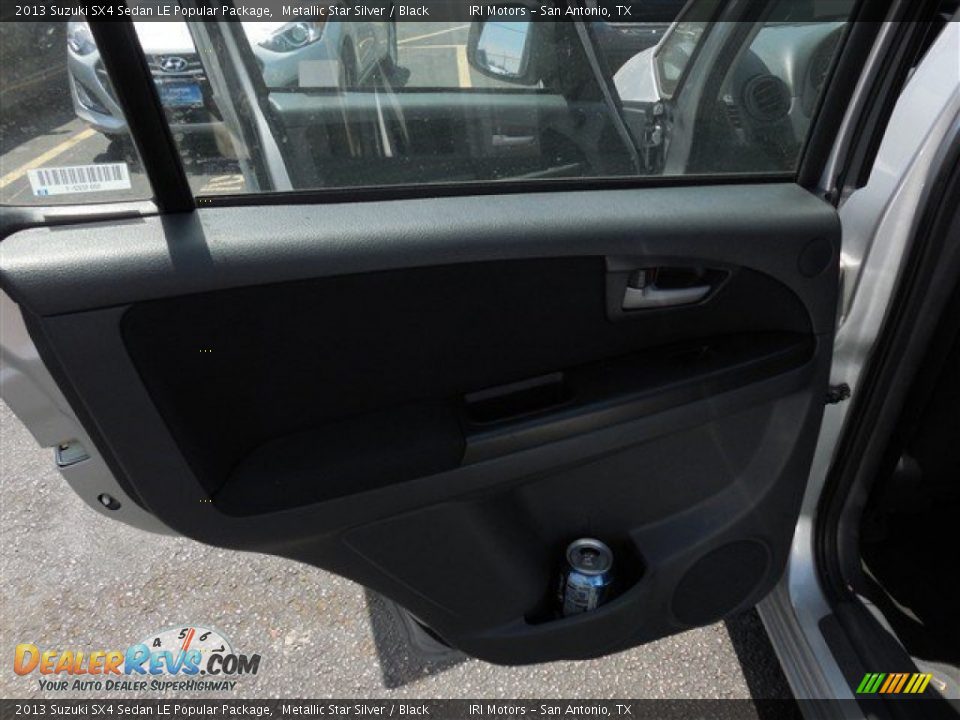 2013 Suzuki SX4 Sedan LE Popular Package Metallic Star Silver / Black Photo #14