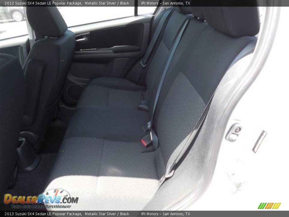 2013 Suzuki SX4 Sedan LE Popular Package Metallic Star Silver / Black Photo #15
