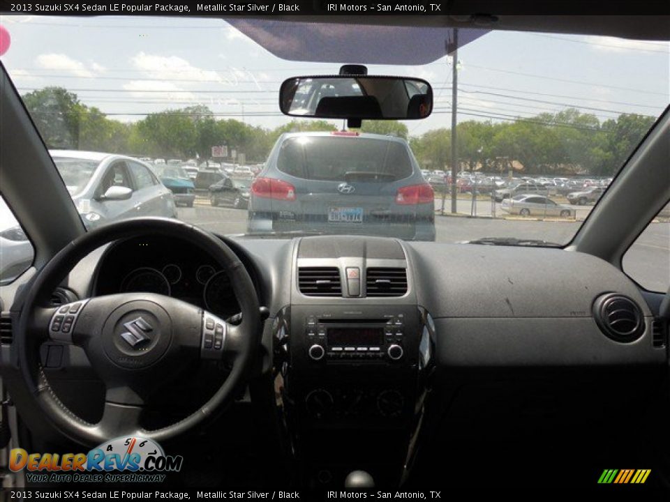 2013 Suzuki SX4 Sedan LE Popular Package Metallic Star Silver / Black Photo #16
