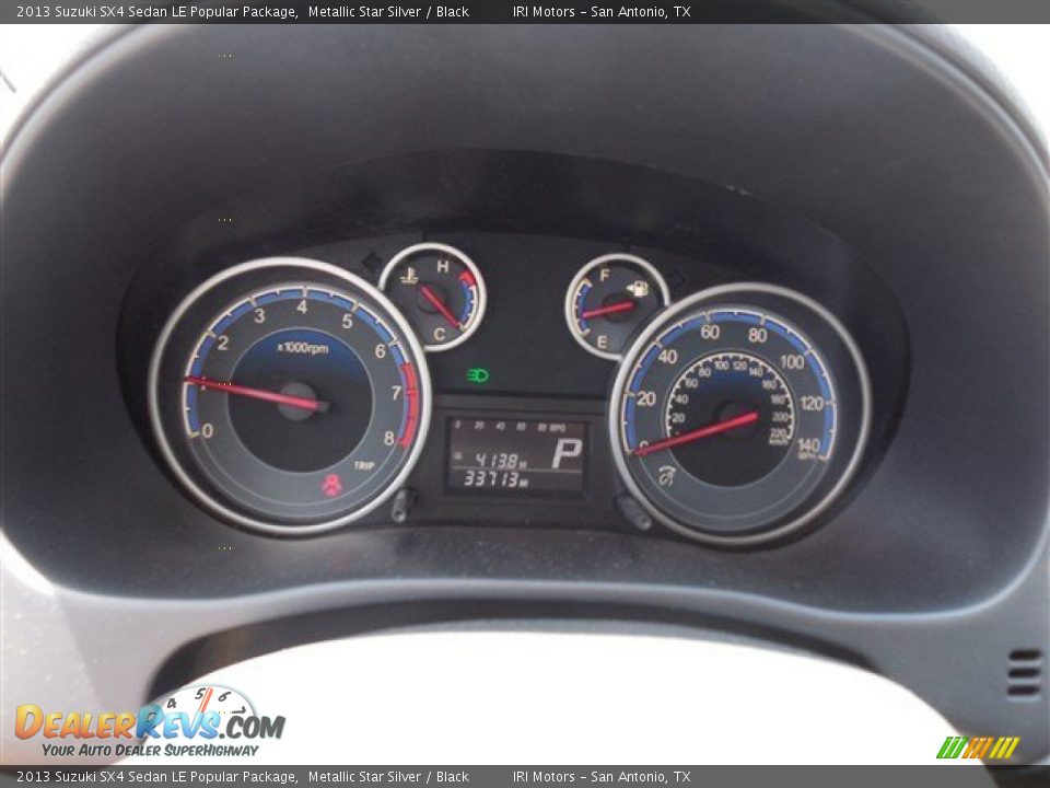 2013 Suzuki SX4 Sedan LE Popular Package Metallic Star Silver / Black Photo #20