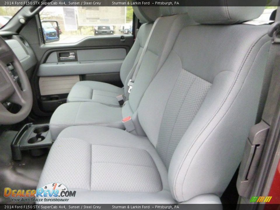 2014 Ford F150 STX SuperCab 4x4 Sunset / Steel Grey Photo #8