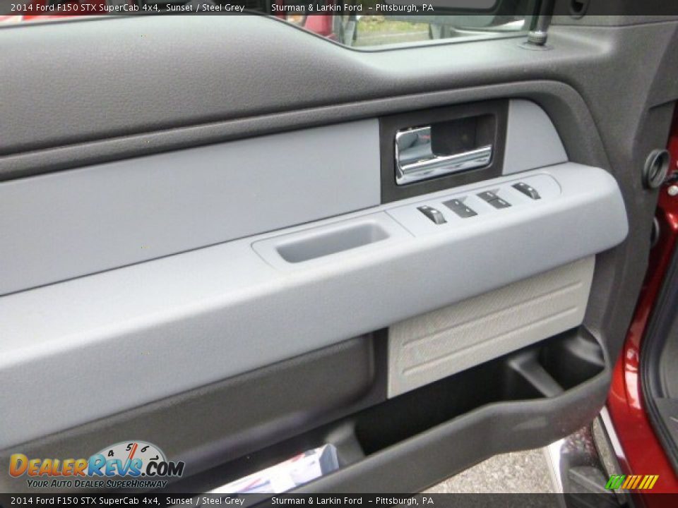2014 Ford F150 STX SuperCab 4x4 Sunset / Steel Grey Photo #11
