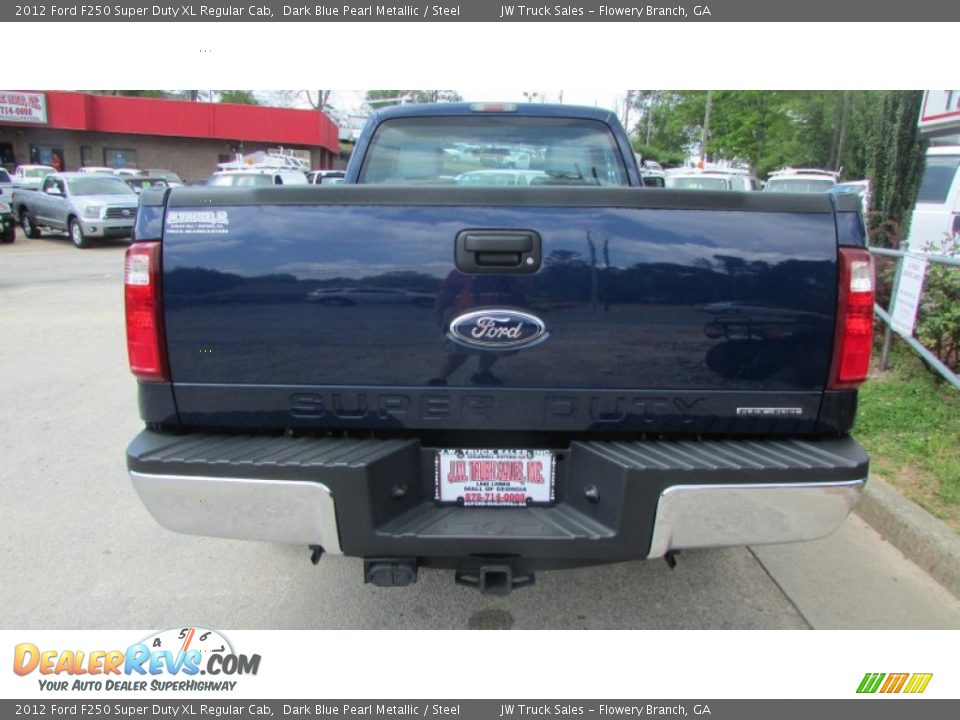 2012 Ford F250 Super Duty XL Regular Cab Dark Blue Pearl Metallic / Steel Photo #6