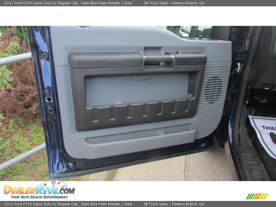 2012 Ford F250 Super Duty XL Regular Cab Dark Blue Pearl Metallic / Steel Photo #14