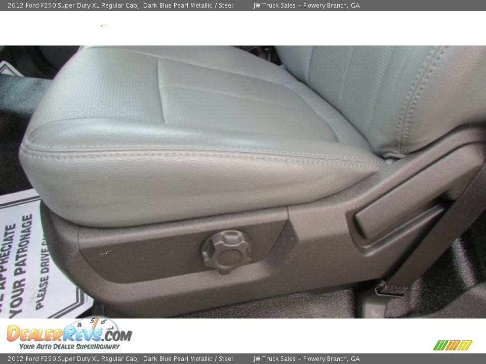 2012 Ford F250 Super Duty XL Regular Cab Dark Blue Pearl Metallic / Steel Photo #16