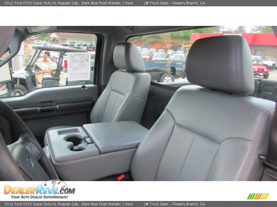 2012 Ford F250 Super Duty XL Regular Cab Dark Blue Pearl Metallic / Steel Photo #17