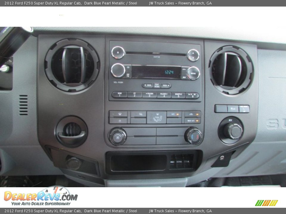 2012 Ford F250 Super Duty XL Regular Cab Dark Blue Pearl Metallic / Steel Photo #22