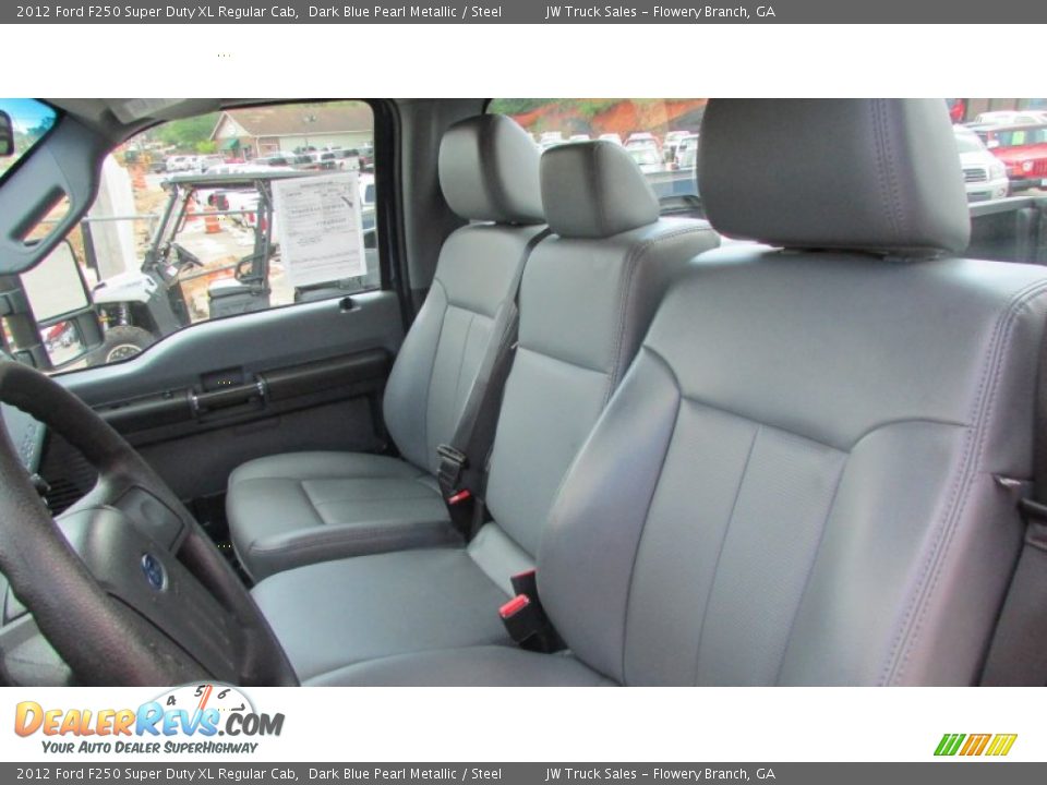 2012 Ford F250 Super Duty XL Regular Cab Dark Blue Pearl Metallic / Steel Photo #26