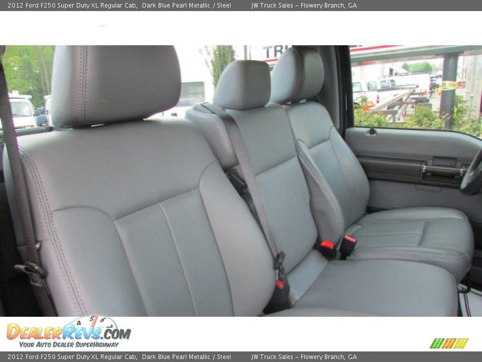 2012 Ford F250 Super Duty XL Regular Cab Dark Blue Pearl Metallic / Steel Photo #28