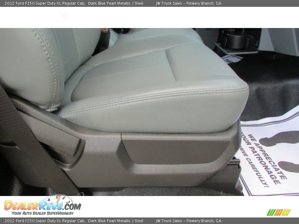 2012 Ford F250 Super Duty XL Regular Cab Dark Blue Pearl Metallic / Steel Photo #29