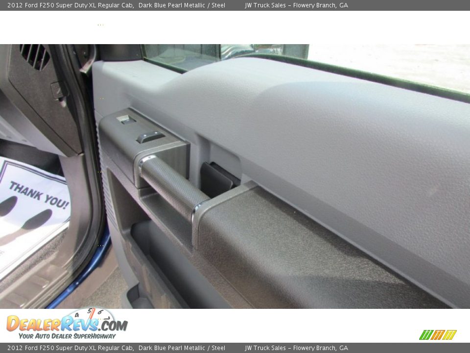 2012 Ford F250 Super Duty XL Regular Cab Dark Blue Pearl Metallic / Steel Photo #31
