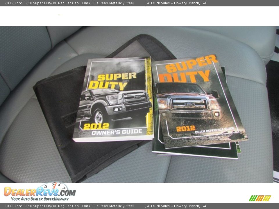 2012 Ford F250 Super Duty XL Regular Cab Dark Blue Pearl Metallic / Steel Photo #32