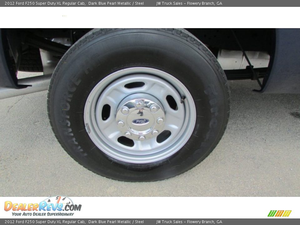 2012 Ford F250 Super Duty XL Regular Cab Dark Blue Pearl Metallic / Steel Photo #34
