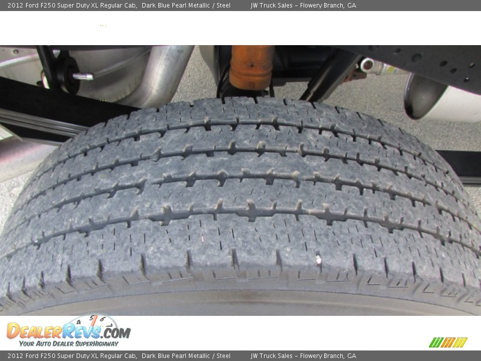 2012 Ford F250 Super Duty XL Regular Cab Dark Blue Pearl Metallic / Steel Photo #35