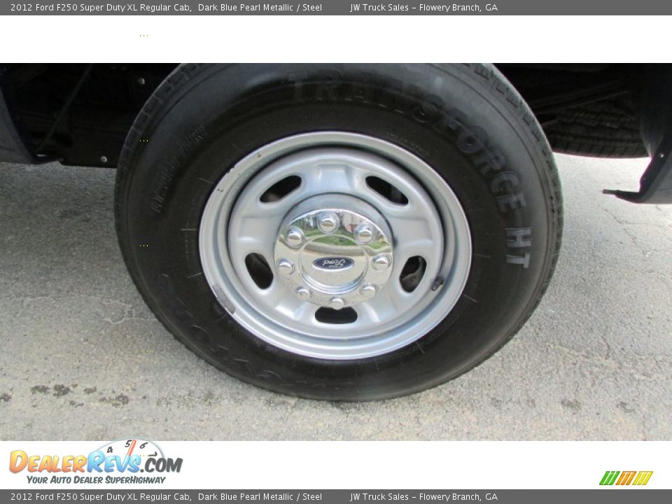 2012 Ford F250 Super Duty XL Regular Cab Dark Blue Pearl Metallic / Steel Photo #36