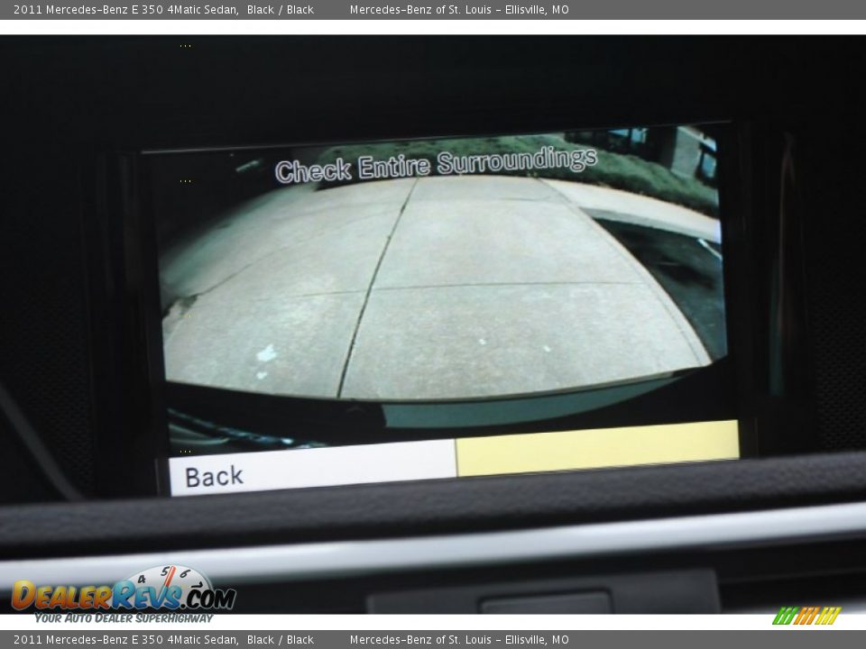 2011 Mercedes-Benz E 350 4Matic Sedan Black / Black Photo #16