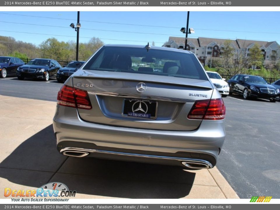 2014 Mercedes-Benz E E250 BlueTEC 4Matic Sedan Paladium Silver Metallic / Black Photo #3