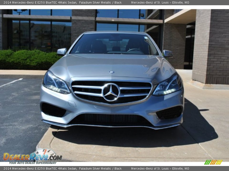 2014 Mercedes-Benz E E250 BlueTEC 4Matic Sedan Paladium Silver Metallic / Black Photo #6