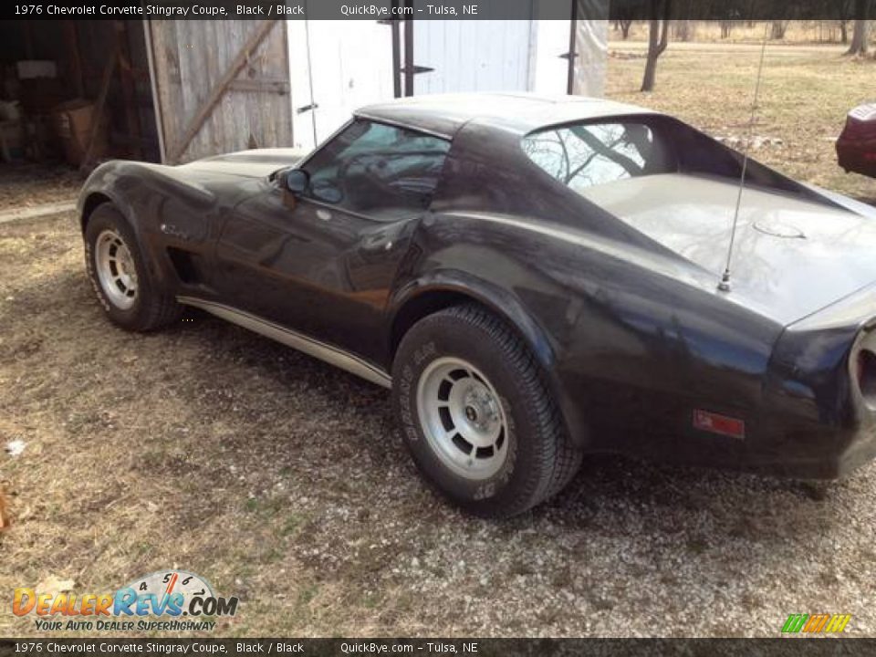 1976 Chevrolet Corvette Stingray Coupe Black / Black Photo #1