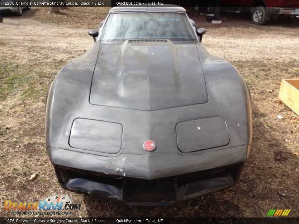 1976 Chevrolet Corvette Stingray Coupe Black / Black Photo #3