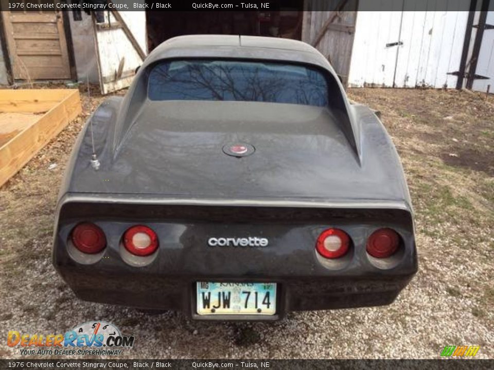 1976 Chevrolet Corvette Stingray Coupe Black / Black Photo #4