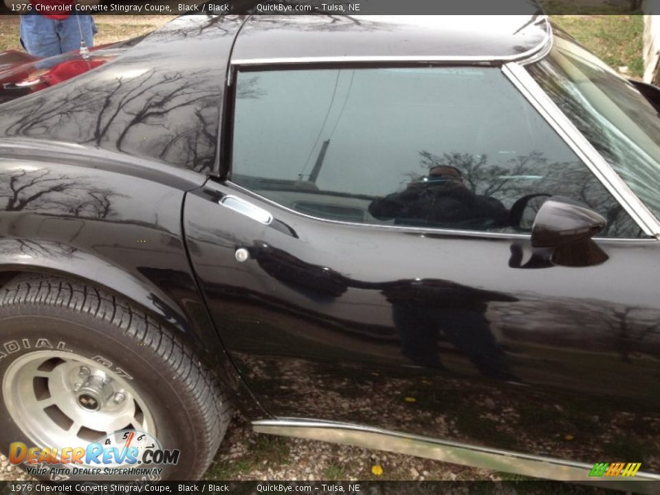 1976 Chevrolet Corvette Stingray Coupe Black / Black Photo #5