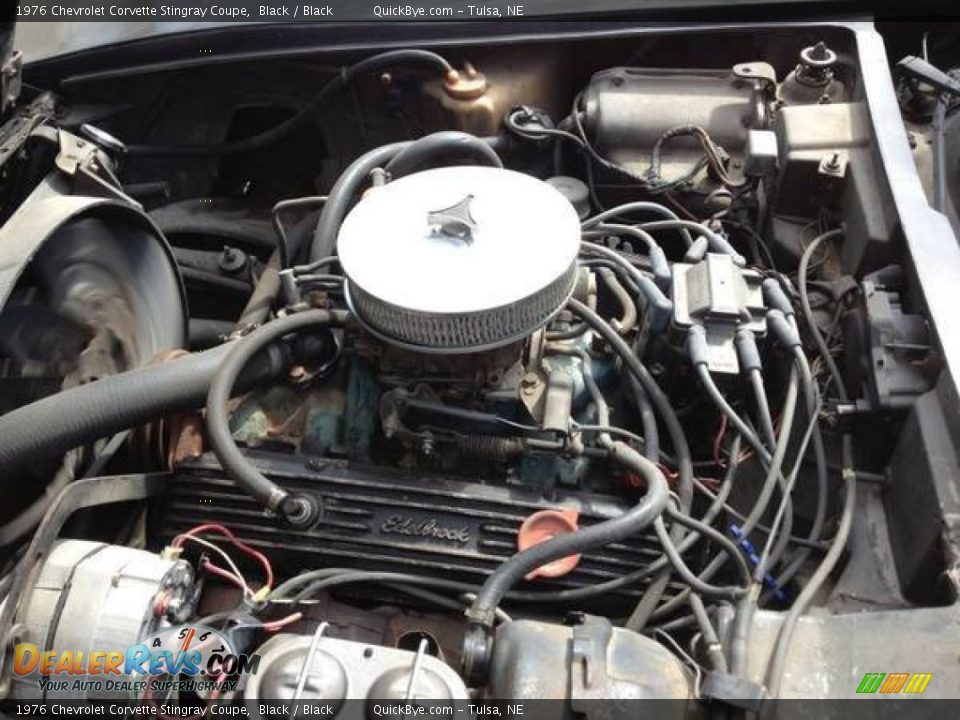 1976 Chevrolet Corvette Stingray Coupe Black / Black Photo #8