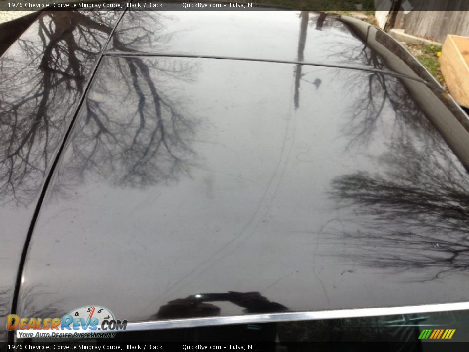 1976 Chevrolet Corvette Stingray Coupe Black / Black Photo #9