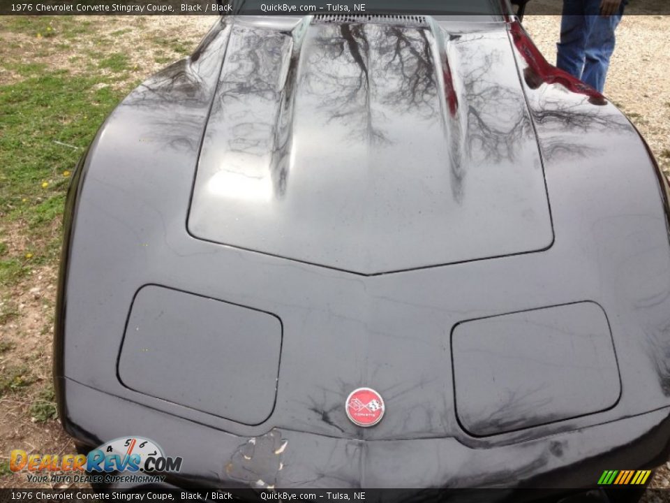 1976 Chevrolet Corvette Stingray Coupe Black / Black Photo #10