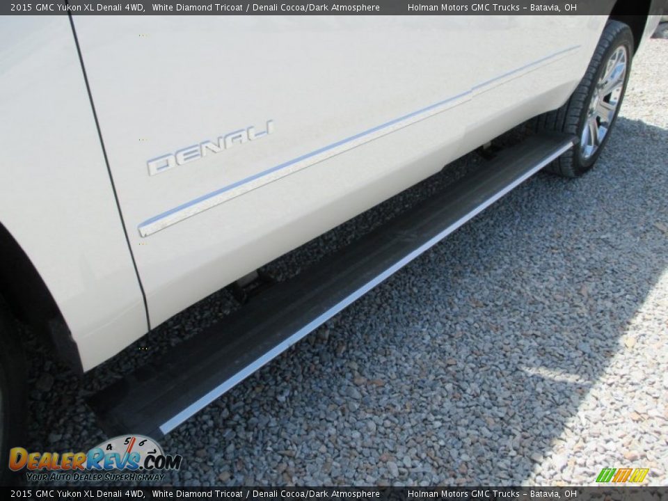 2015 GMC Yukon XL Denali 4WD White Diamond Tricoat / Denali Cocoa/Dark Atmosphere Photo #7