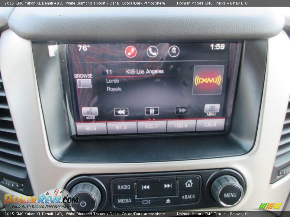 Audio System of 2015 GMC Yukon XL Denali 4WD Photo #15