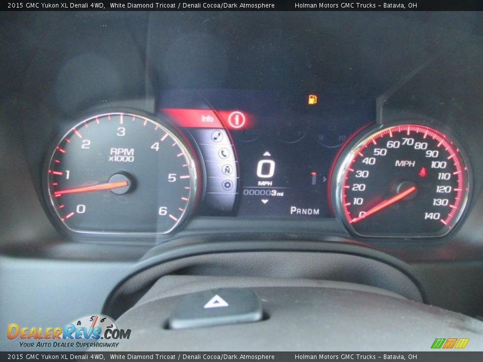 2015 GMC Yukon XL Denali 4WD Gauges Photo #29