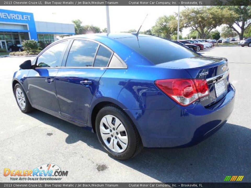 2013 Chevrolet Cruze LS Blue Topaz Metallic / Jet Black/Medium Titanium Photo #3