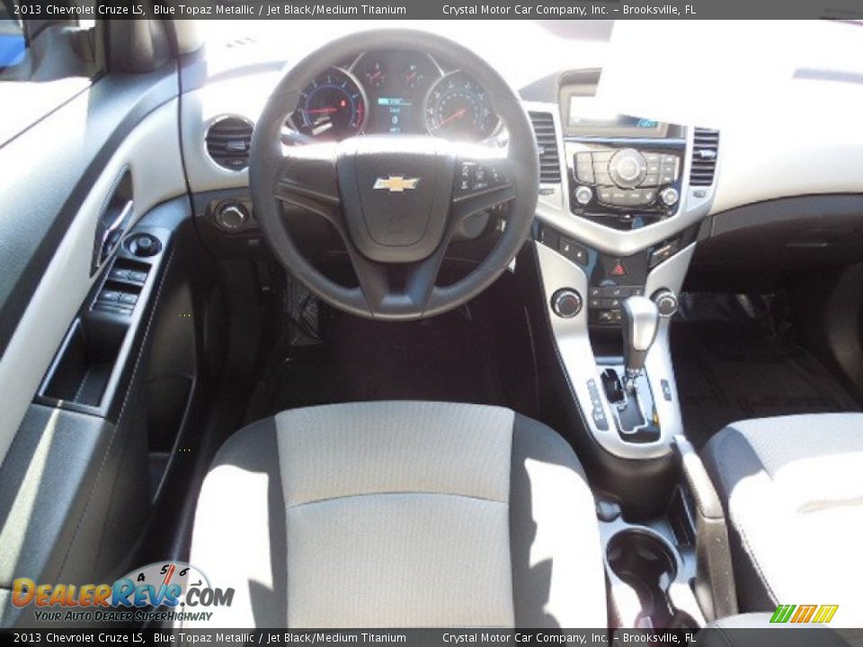 2013 Chevrolet Cruze LS Blue Topaz Metallic / Jet Black/Medium Titanium Photo #6