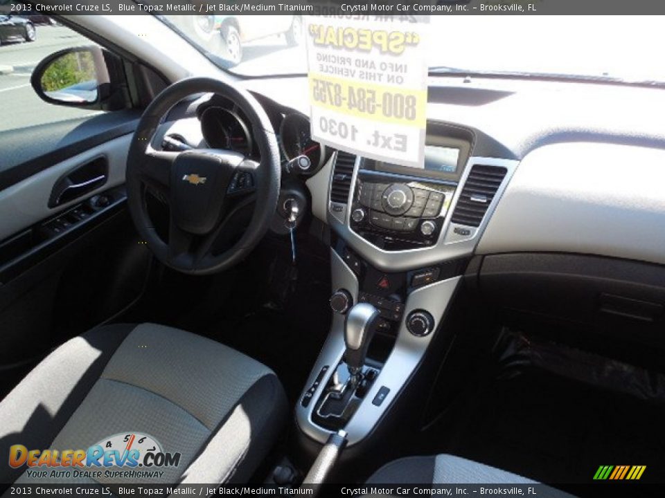 2013 Chevrolet Cruze LS Blue Topaz Metallic / Jet Black/Medium Titanium Photo #11