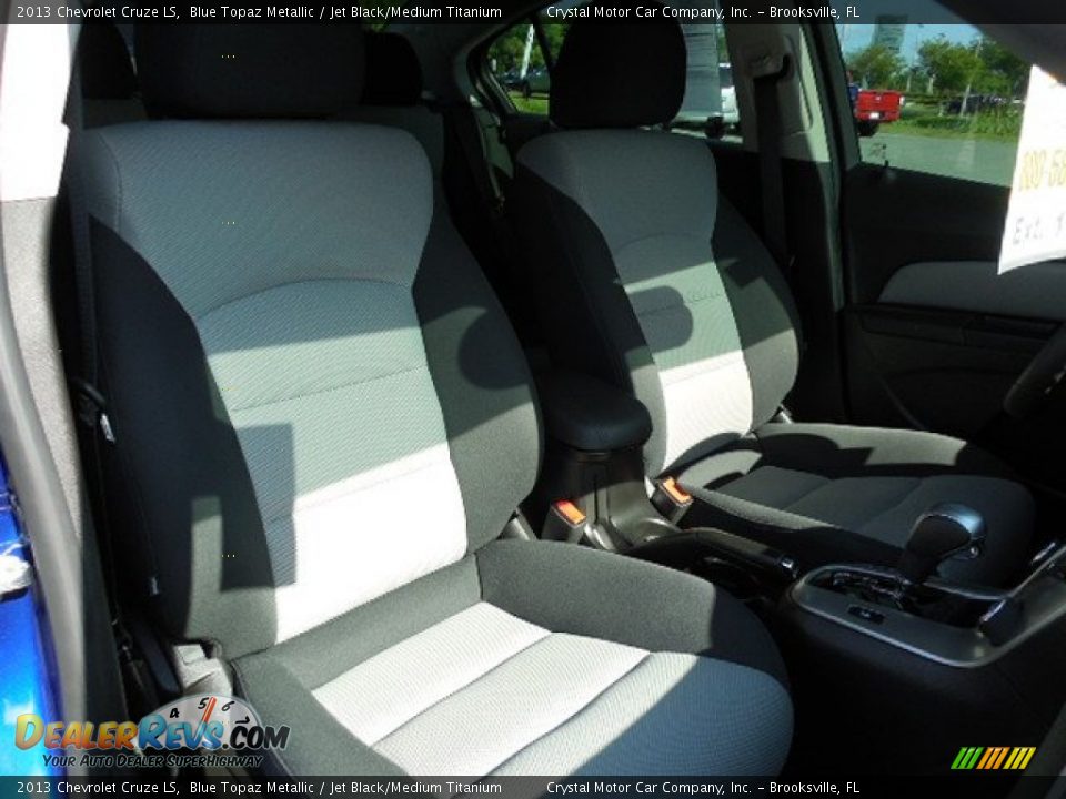 2013 Chevrolet Cruze LS Blue Topaz Metallic / Jet Black/Medium Titanium Photo #12