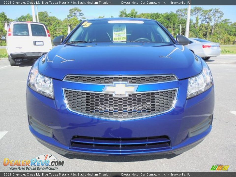 2013 Chevrolet Cruze LS Blue Topaz Metallic / Jet Black/Medium Titanium Photo #13