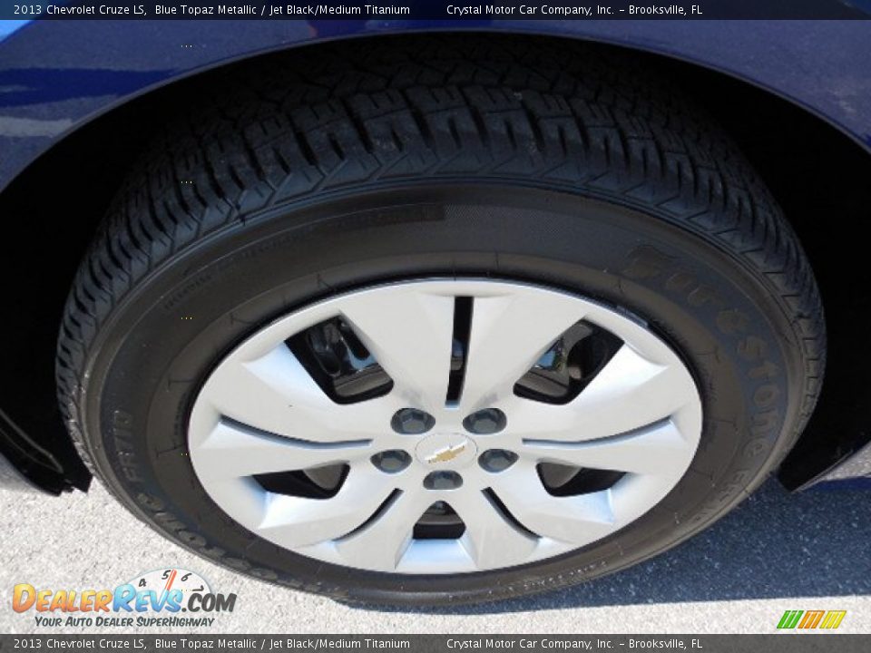 2013 Chevrolet Cruze LS Blue Topaz Metallic / Jet Black/Medium Titanium Photo #14