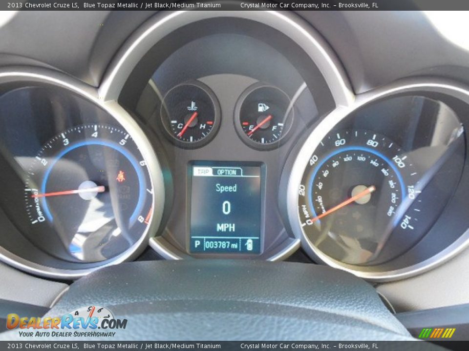 2013 Chevrolet Cruze LS Blue Topaz Metallic / Jet Black/Medium Titanium Photo #18