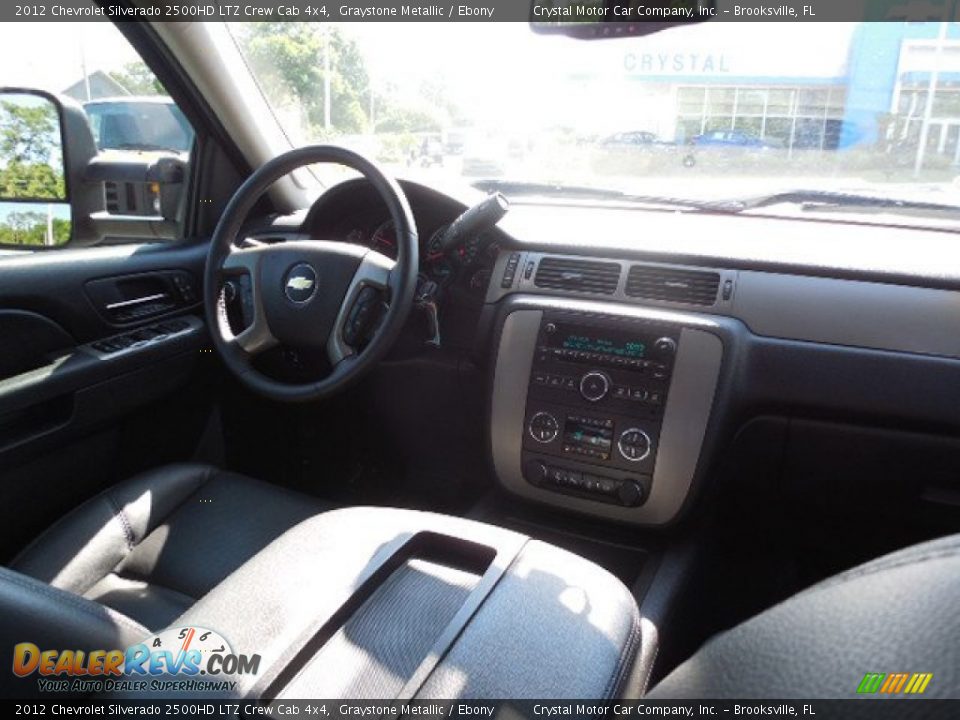 2012 Chevrolet Silverado 2500HD LTZ Crew Cab 4x4 Graystone Metallic / Ebony Photo #11