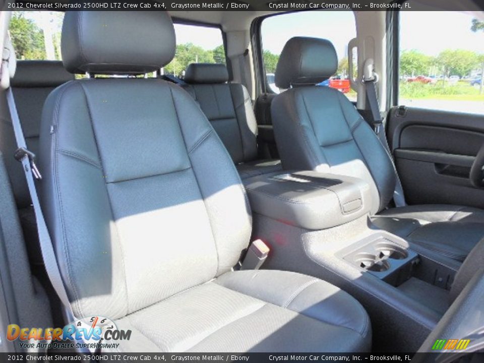 2012 Chevrolet Silverado 2500HD LTZ Crew Cab 4x4 Graystone Metallic / Ebony Photo #12