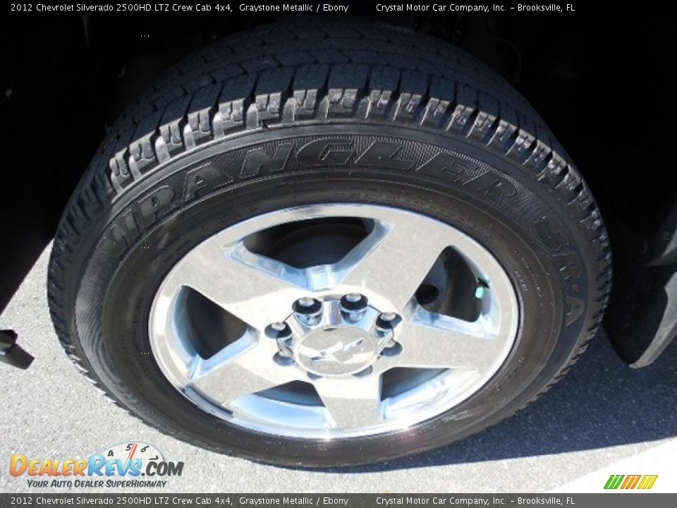 2012 Chevrolet Silverado 2500HD LTZ Crew Cab 4x4 Graystone Metallic / Ebony Photo #14