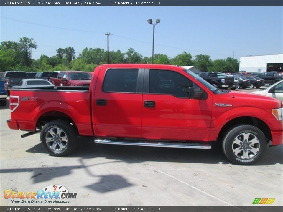 2014 Ford F150 STX SuperCrew Race Red / Steel Grey Photo #7