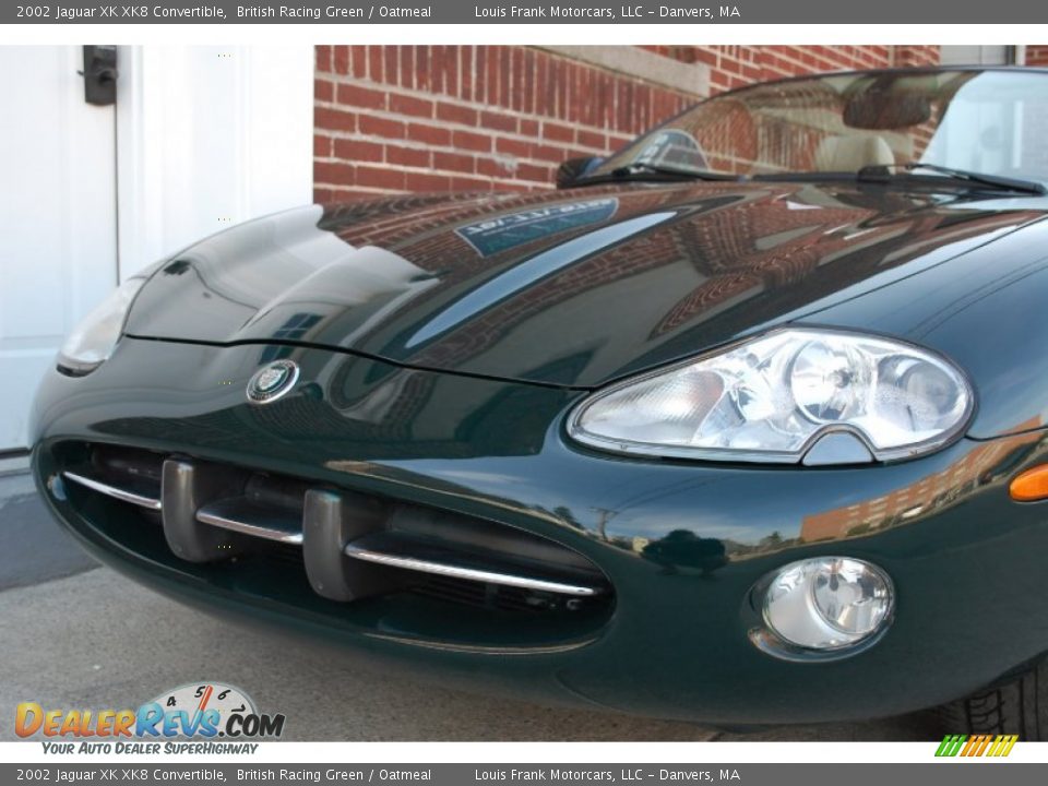 2002 Jaguar XK XK8 Convertible British Racing Green / Oatmeal Photo #23