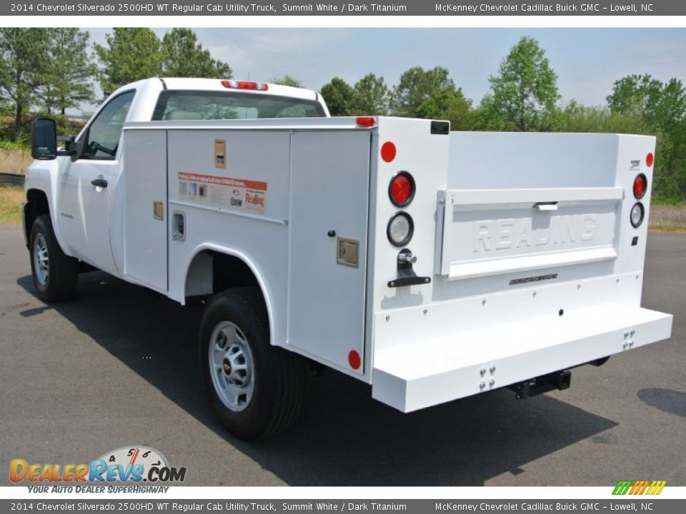 2014 Chevrolet Silverado 2500HD WT Regular Cab Utility Truck Summit White / Dark Titanium Photo #4