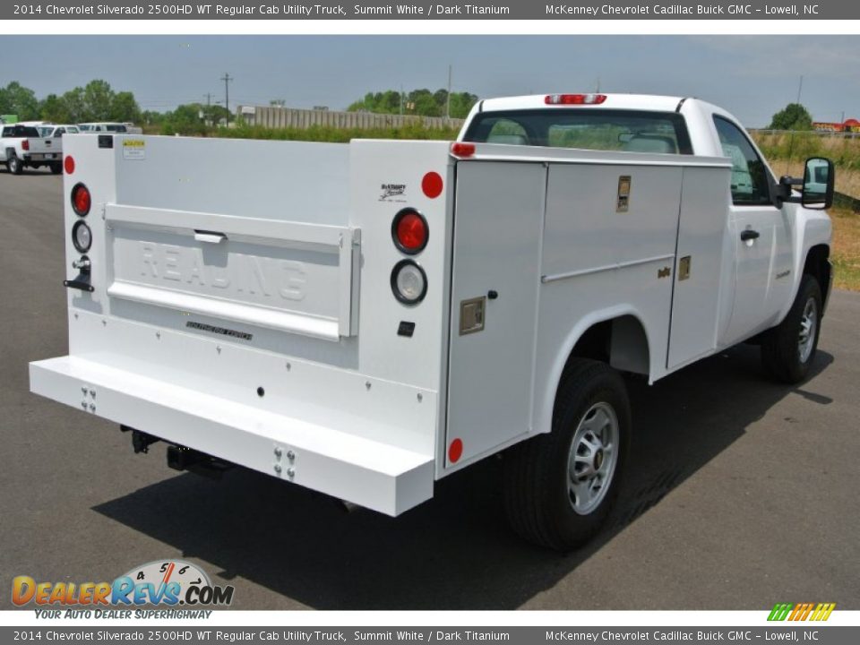 Summit White 2014 Chevrolet Silverado 2500HD WT Regular Cab Utility Truck Photo #5