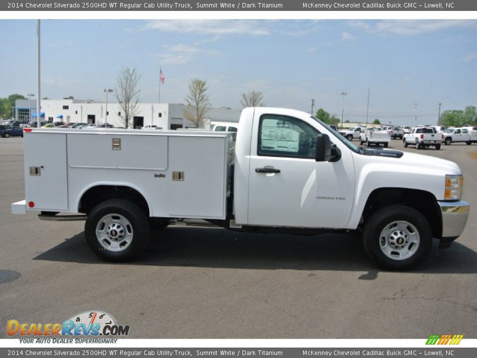 Summit White 2014 Chevrolet Silverado 2500HD WT Regular Cab Utility Truck Photo #6